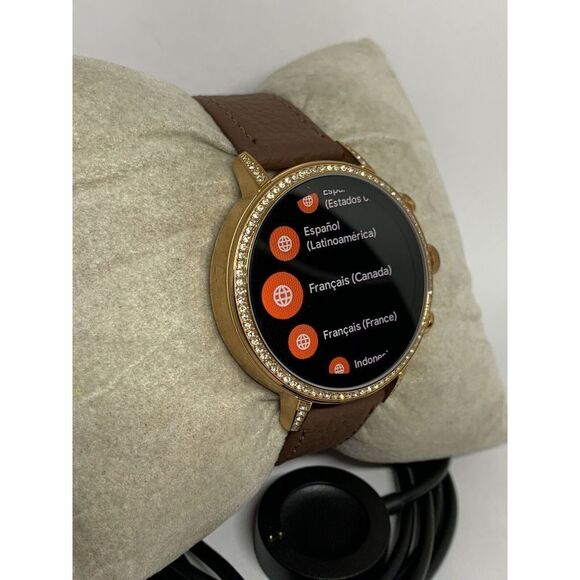 Fossil Gen 4 Authentic Digital Dial Smart Watch Custom Band FTW6011 ZA786 - Picture 4 of 12